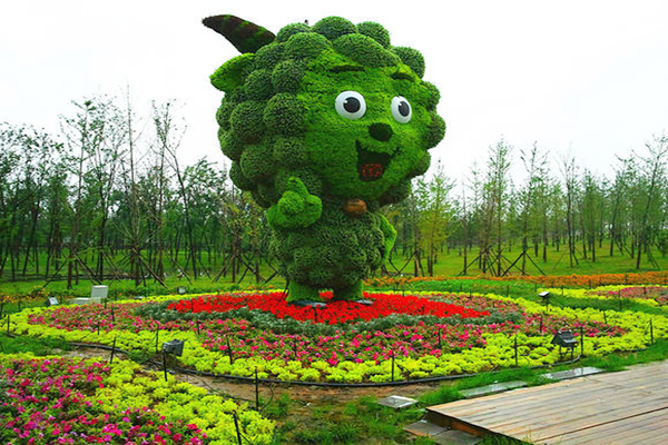 沈阳仿真植物造景,永不凋零的视觉盛宴